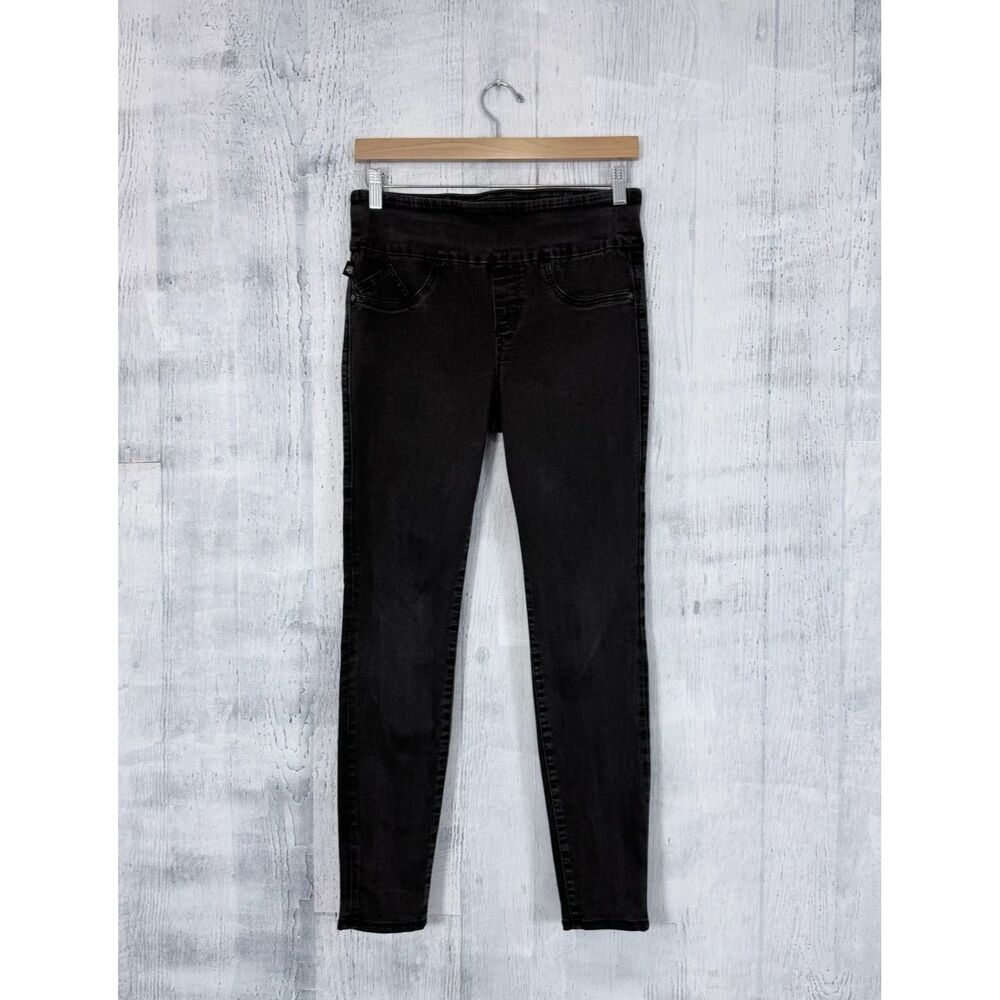 Rock & Republic Denim Rx Jeggings Skinny Pull On Ankle Jeans Womens Size 8 Black